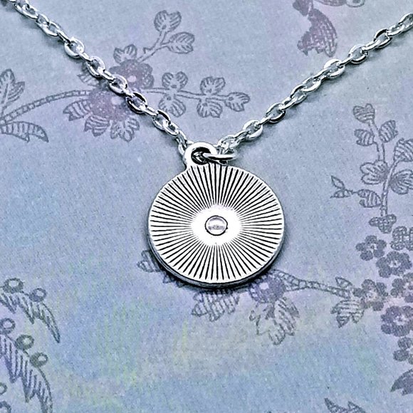 Evil Eye Silver Talisman Necklace - Picture 2 of 3